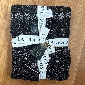 Laura Ashley Black and White Pajama Set